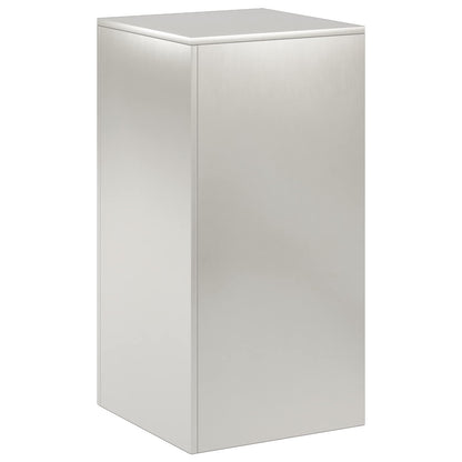 Plant Stand Silver 40 x 40 x 80 cm Steel