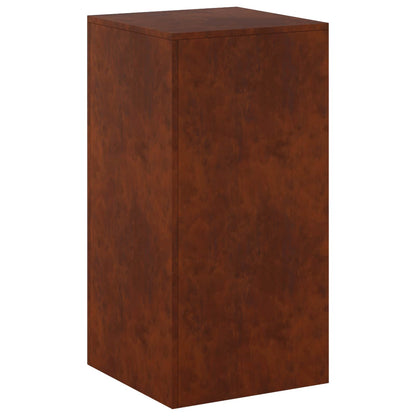 Plant Stand Rusty 40 x 40 x 80 cm Weathering Steel