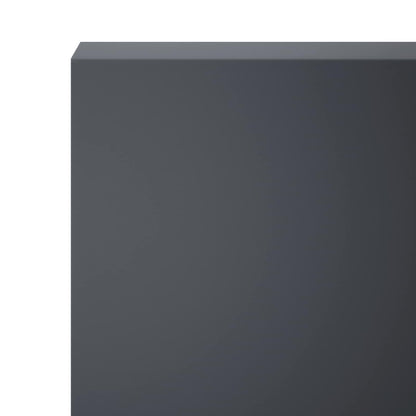 Garden Cover Profile 2 pcs 100 x 10 x 15 cm Steel Anthracite