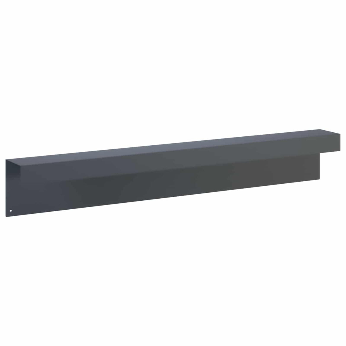 Garden Cover Profile 2 pcs 100 x 10 x 15 cm Steel Anthracite