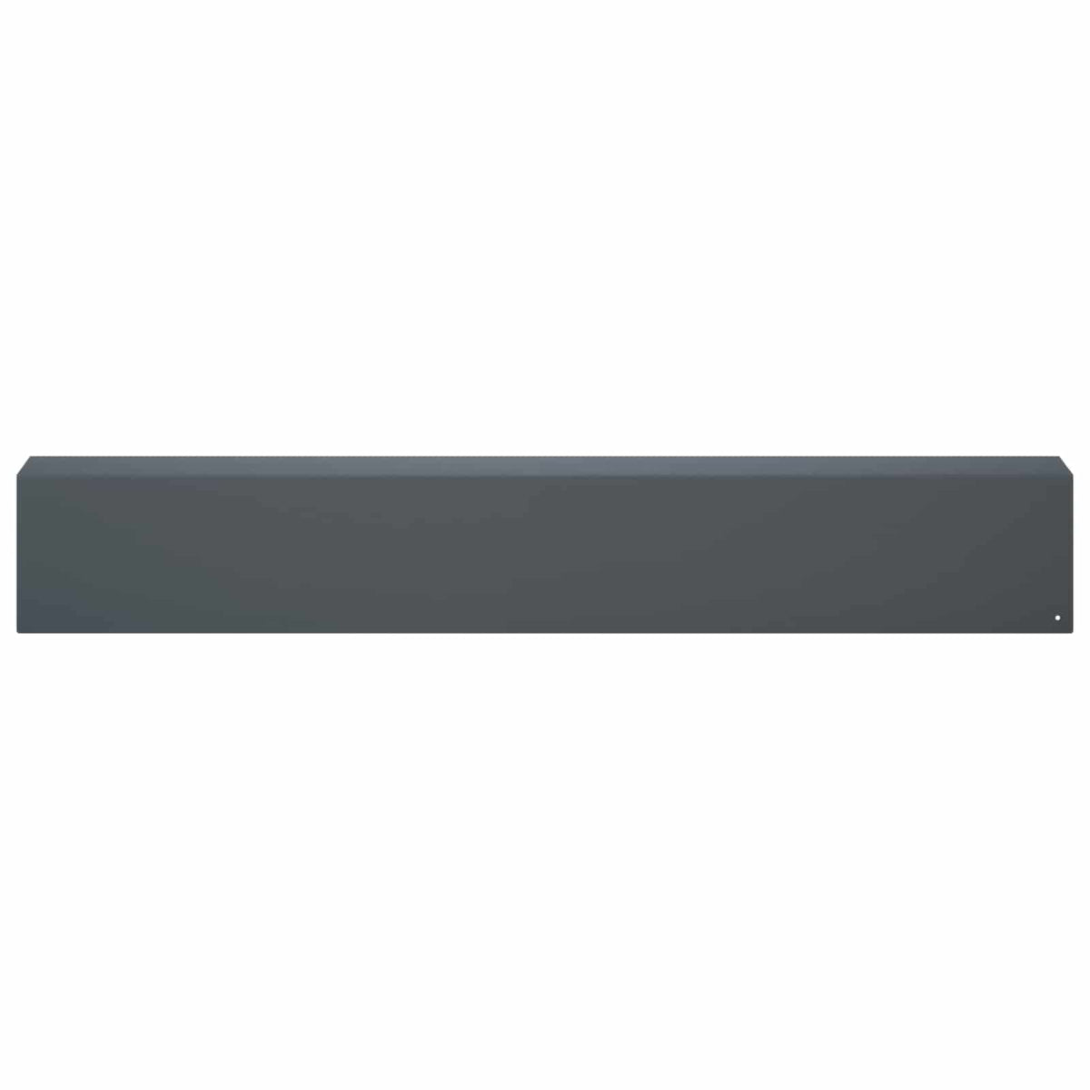 Garden Cover Profile 2 pcs 100 x 10 x 15 cm Steel Anthracite