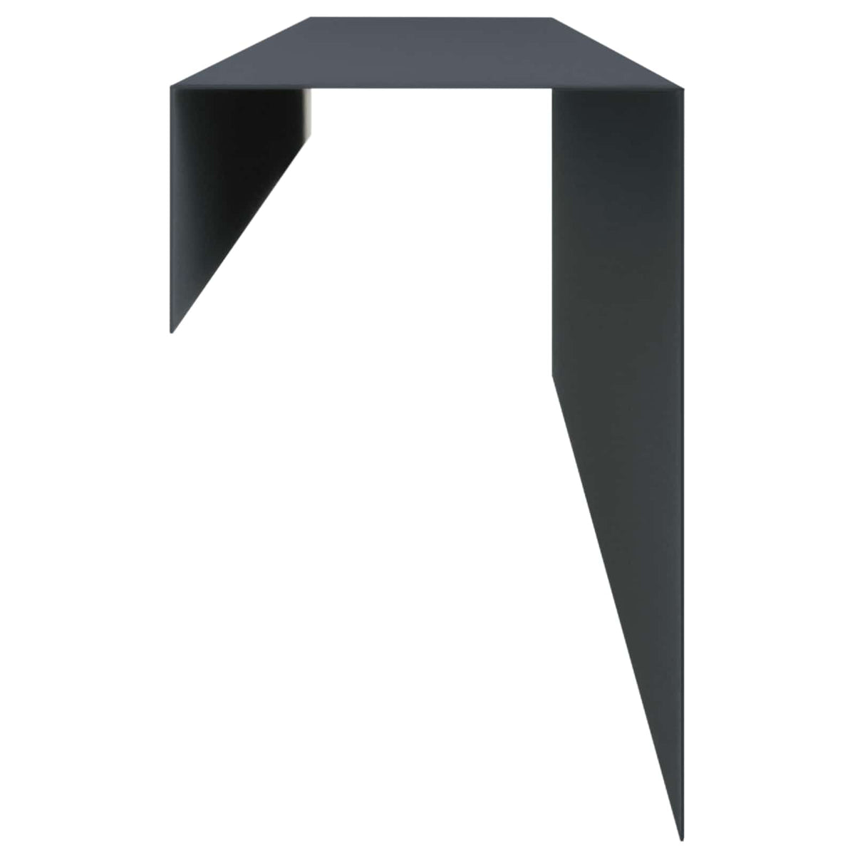 Garden Cover Profile 2 pcs 100 x 10 x 15 cm Steel Anthracite