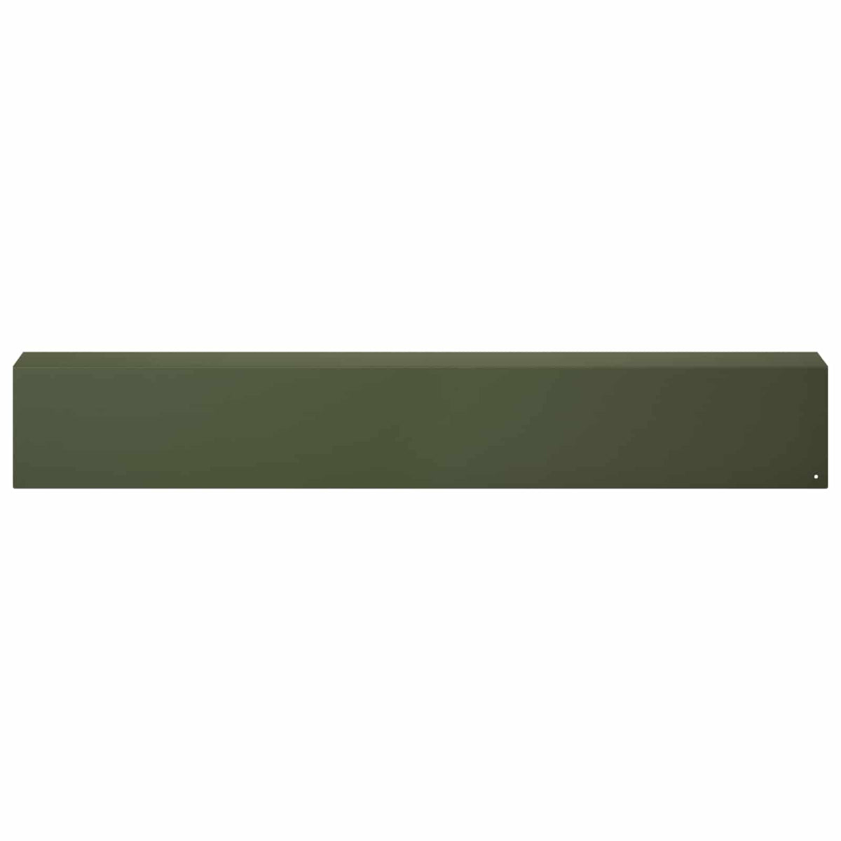 Garden Cover Profile 2 pcs 100 x 10 x 15 cm Steel Olive Green