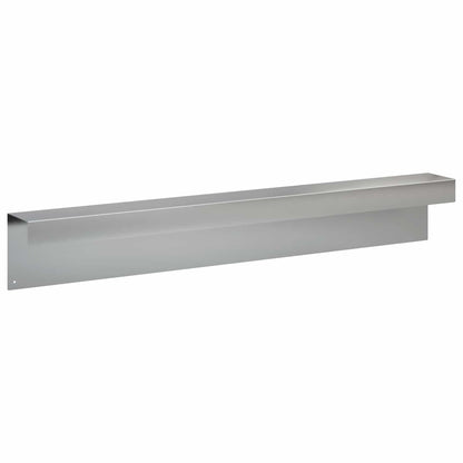 Garden Cover Profile 2 pcs 100 x 10 x 15 cm Galvanised Steel