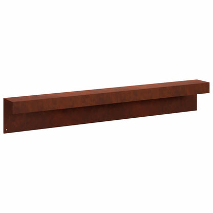 Garden Cover Profile 2 pcs 100 x 10 x 15 cm Weathering Steel