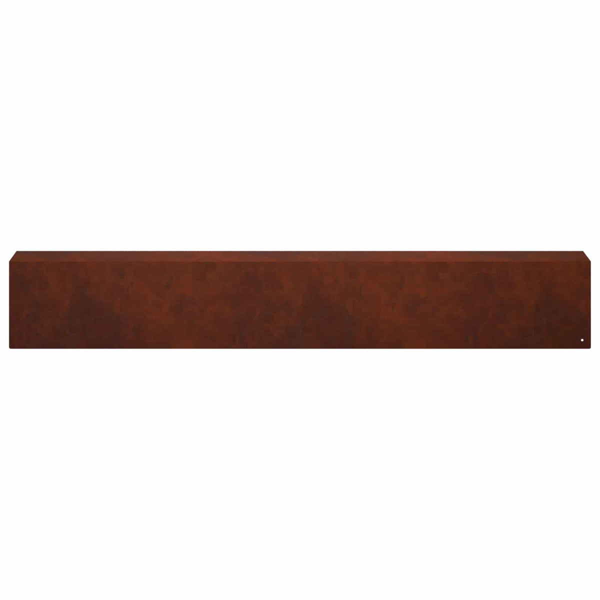 Garden Cover Profile 2 pcs 100 x 10 x 15 cm Weathering Steel