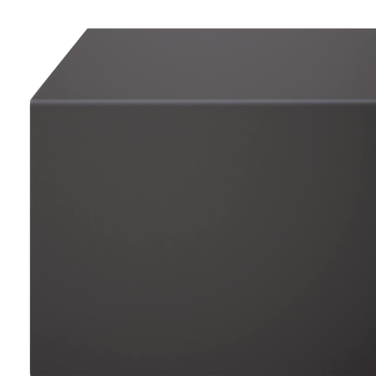 Garden Cover Profile 10 pcs 100 x 20 x 5 cm Steel Black