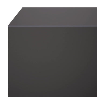 Garden Cover Profile 10 pcs 100 x 20 x 5 cm Steel Black