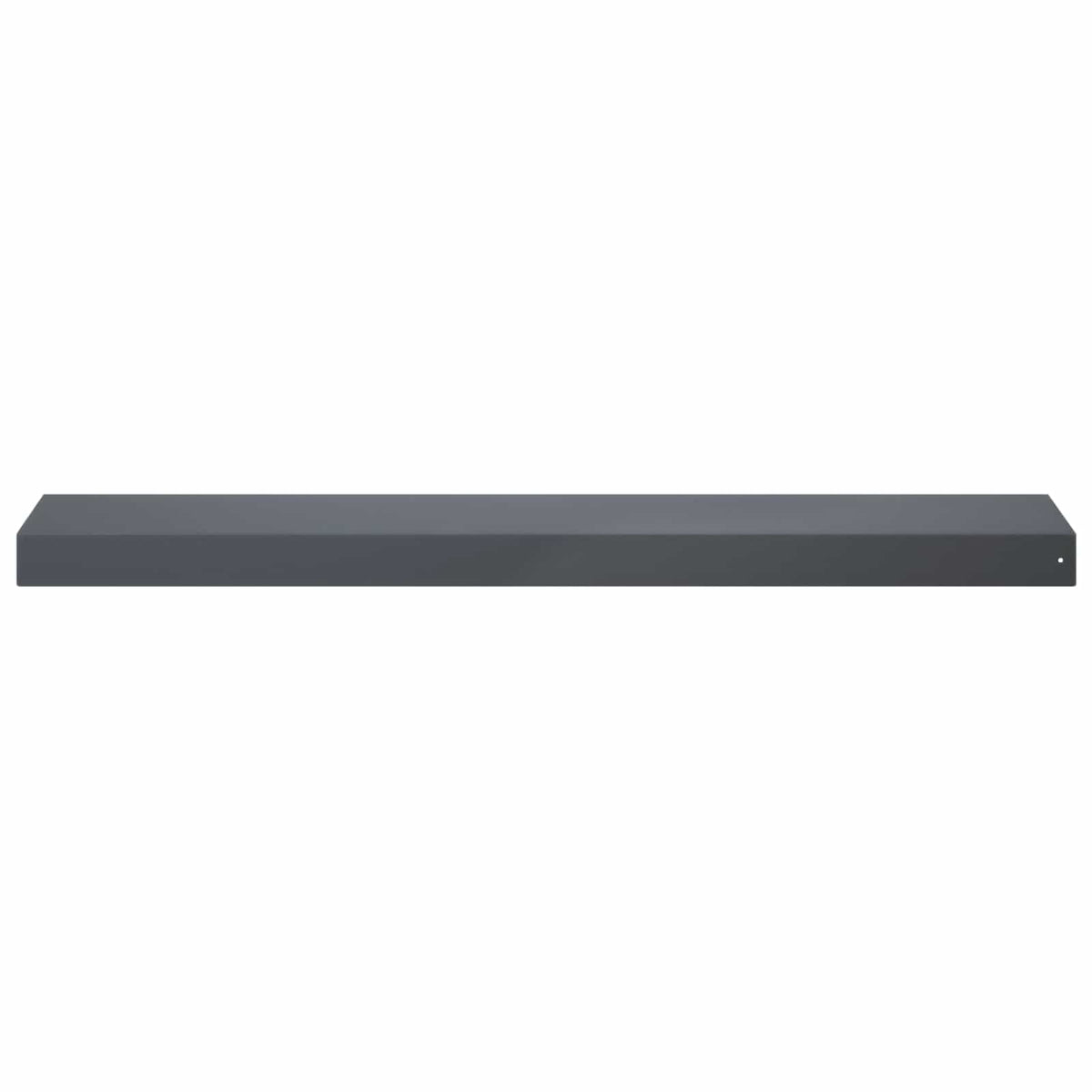 Garden Cover Profile 2 pcs 100 x 20 x 5 cm Steel Anthracite
