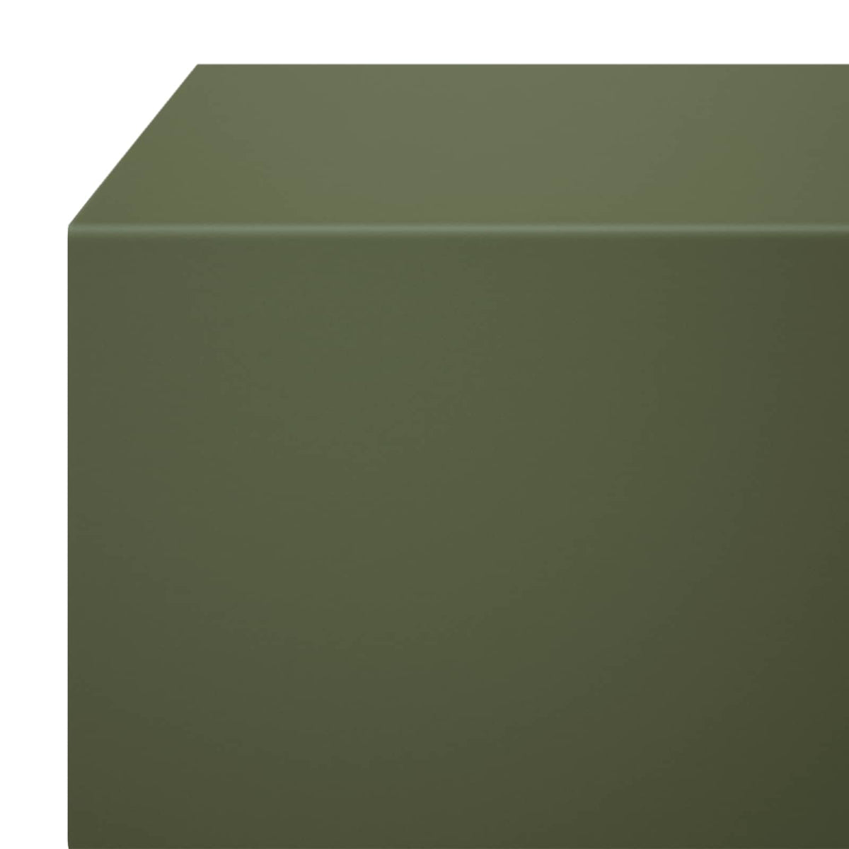 Garden Cover Profile 10 pcs 100 x 20 x 5 cm Steel Olive Green