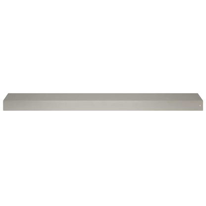 Garden Cover Profile 2 pcs 100 x 20 x 5 cm Stainless Steel