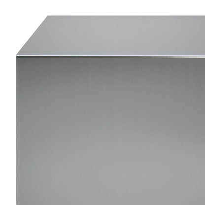 Garden Cover Profile 2 pcs 100 x 20 x 5 cm Galvanised Steel