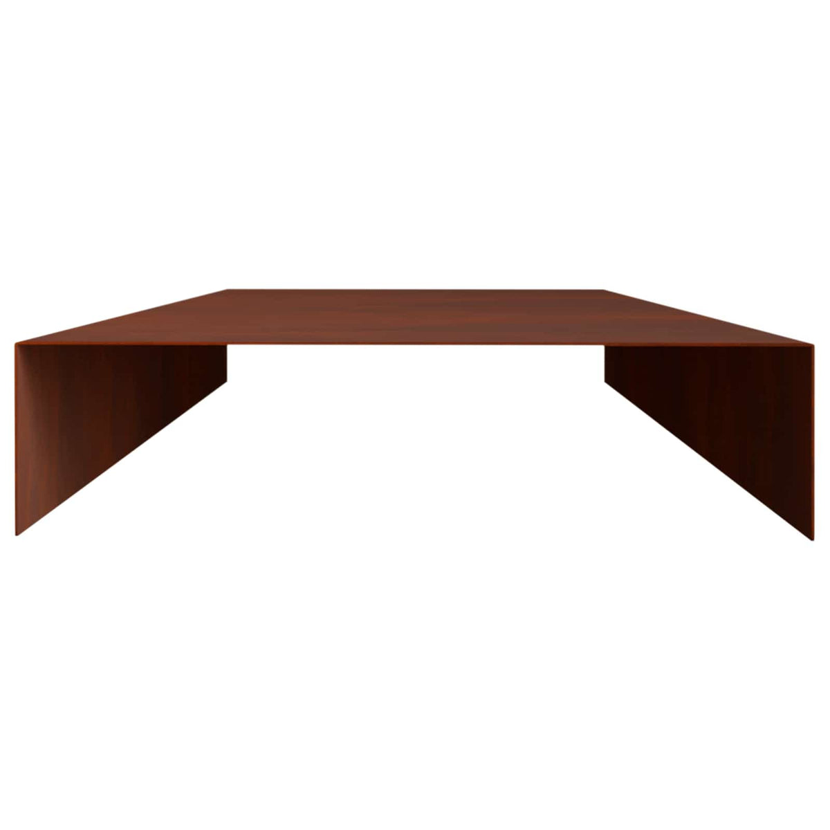 Garden Cover Profile 2 pcs 100 x 20 x 5 cm Weathering Steel