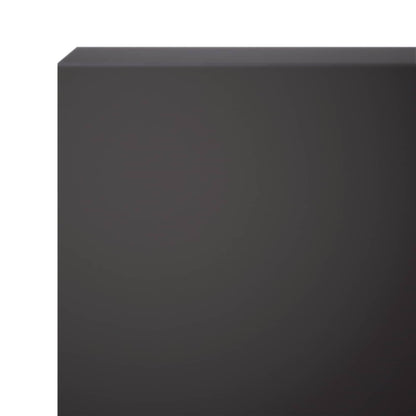 Garden Cover Profile 2 pcs 100 x 5 x 15 cm Steel Black