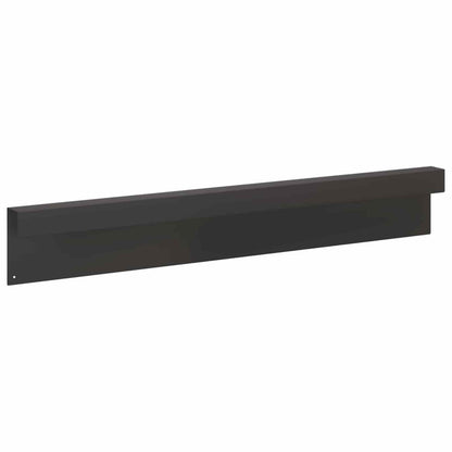 Garden Cover Profile 10 pcs 100 x 5 x 15 cm Steel Black