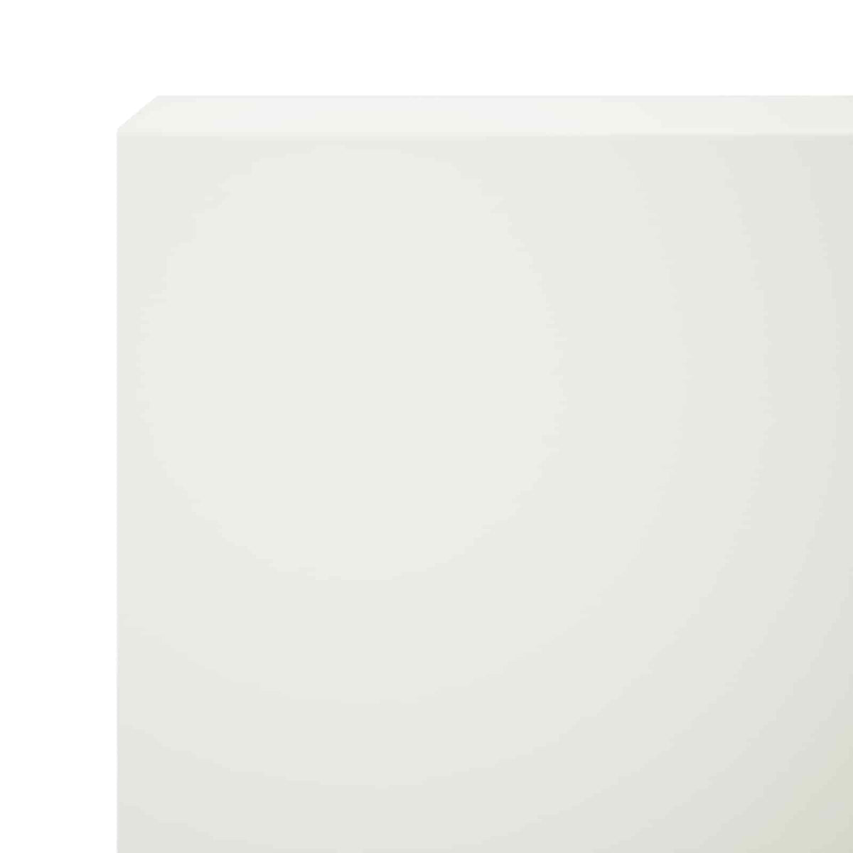 Garden Cover Profile 2 pcs 100 x 5 x 15 cm Steel White