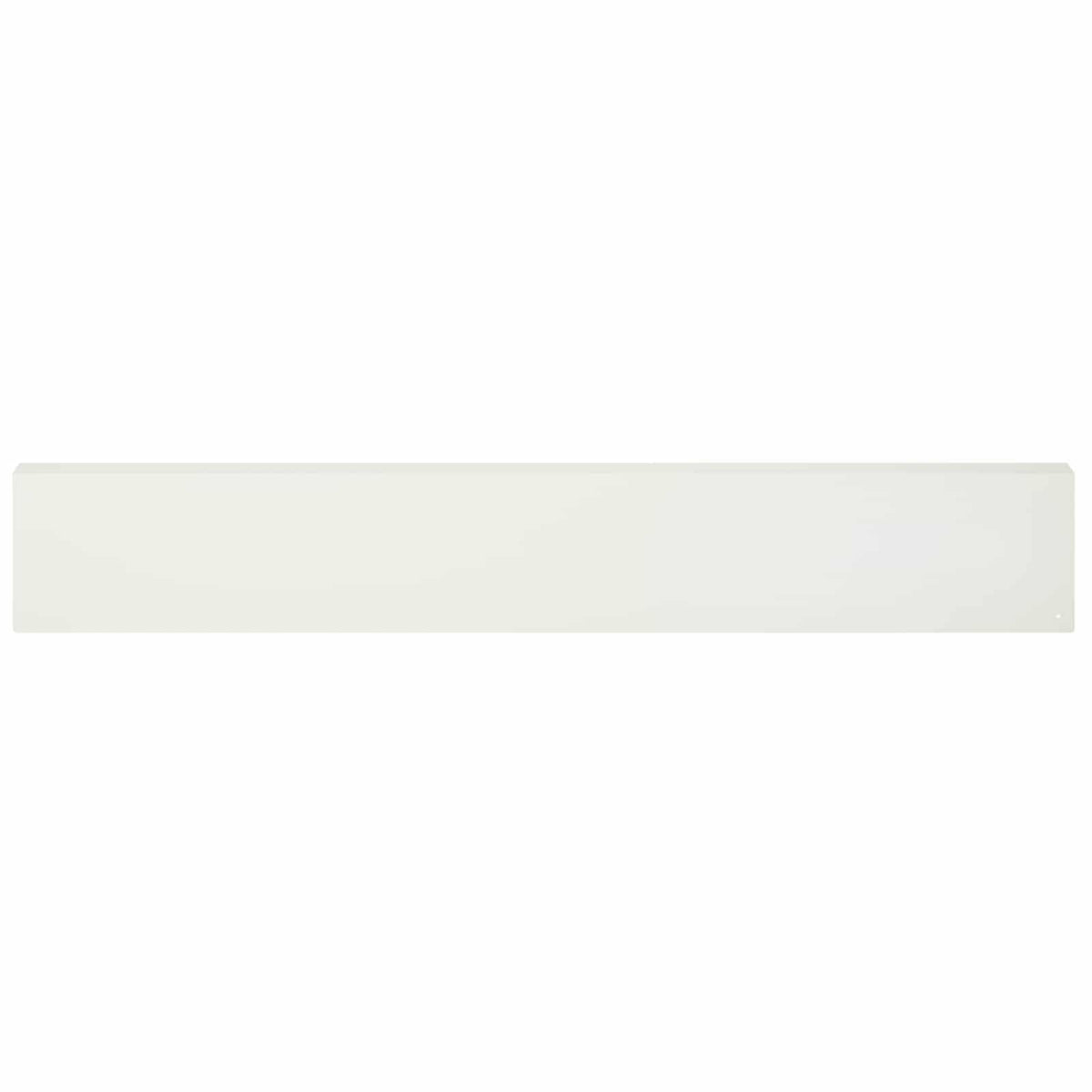 Garden Cover Profile 10 pcs 100 x 5 x 15 cm Steel White