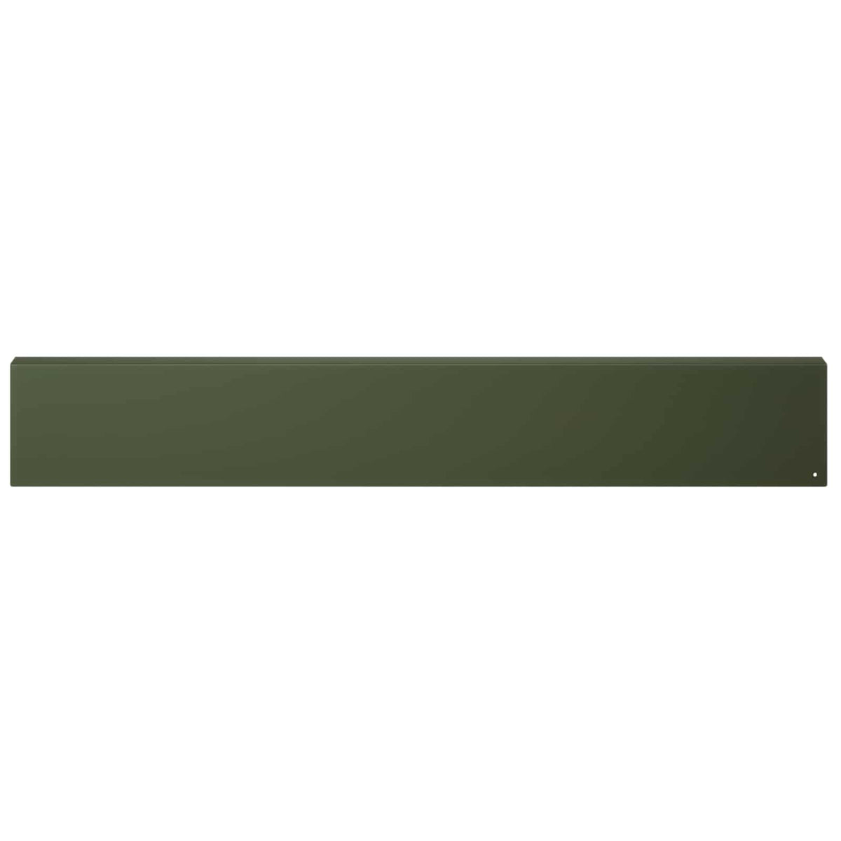 Garden Cover Profile 2 pcs 100 x 5 x 15 cm Steel Olive Green
