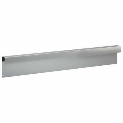 Garden Cover Profile 2 pcs 100 x 5 x 15 cm Galvanised Steel