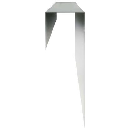 Garden Cover Profile 2 pcs 100 x 5 x 15 cm Galvanised Steel