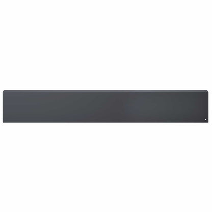 Garden Cover Profile 2 pcs 100 x 6 x 15 cm Steel Anthracite