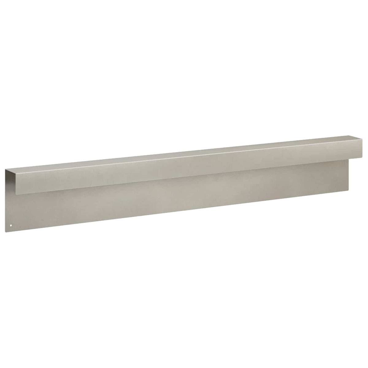 Garden Cover Profile 2 pcs 100 x 6 x 15 cm Stainless Steel
