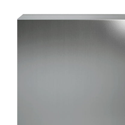 Garden Cover Profile 2 pcs 100 x 6 x 15 cm Galvanised Steel