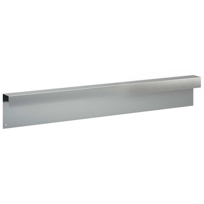 Garden Cover Profile 2 pcs 100 x 6 x 15 cm Galvanised Steel