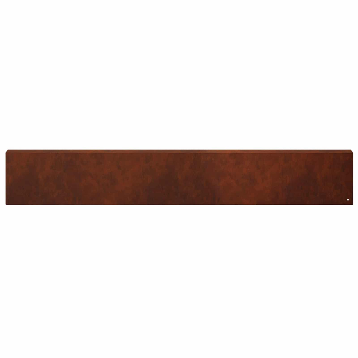 Garden Cover Profile 2 pcs 100 x 6 x 15 cm Weathering Steel