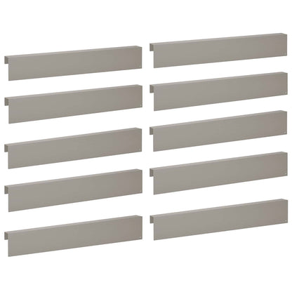 Garden Cover Profile 10 pcs 100 x 6 x 15 cm Weathering Steel