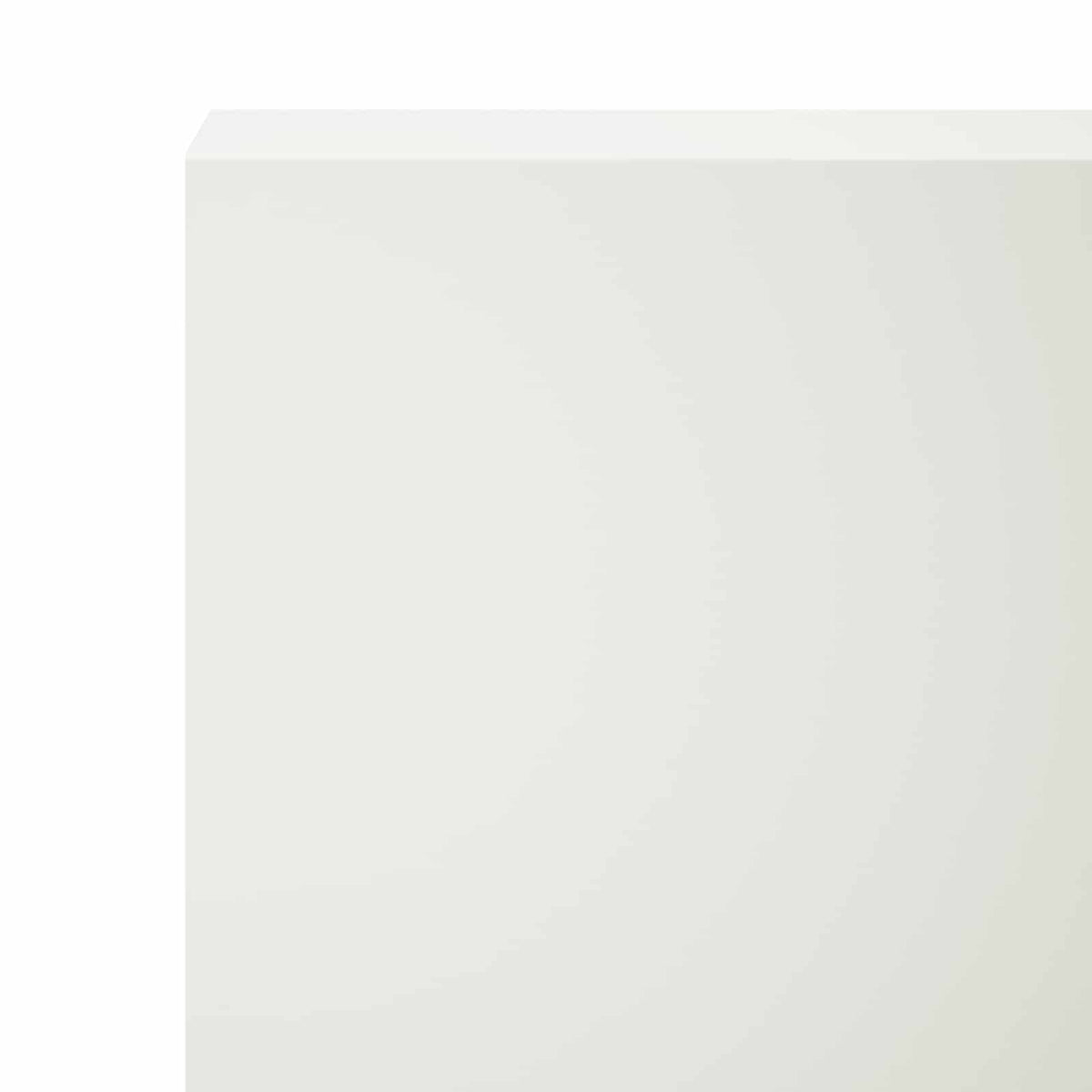 Garden Cover Profile 2 pcs 100 x 15 x 15 cm Steel White