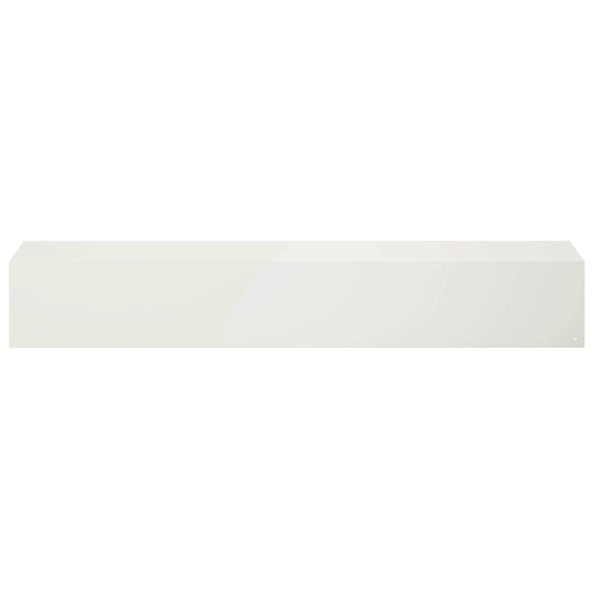 Garden Cover Profile 2 pcs 100 x 15 x 15 cm Steel White
