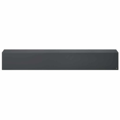 Garden Cover Profile 10 pcs 100 x 15 x 15 cm Steel Anthracite