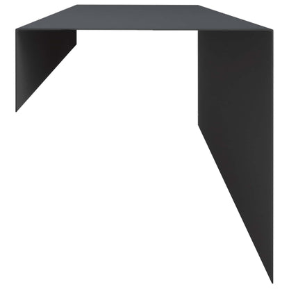 Garden Cover Profile 10 pcs 100 x 15 x 15 cm Steel Anthracite