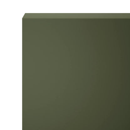 Garden Cover Profile 2 pcs 100 x 15 x 15 cm Steel Olive Green