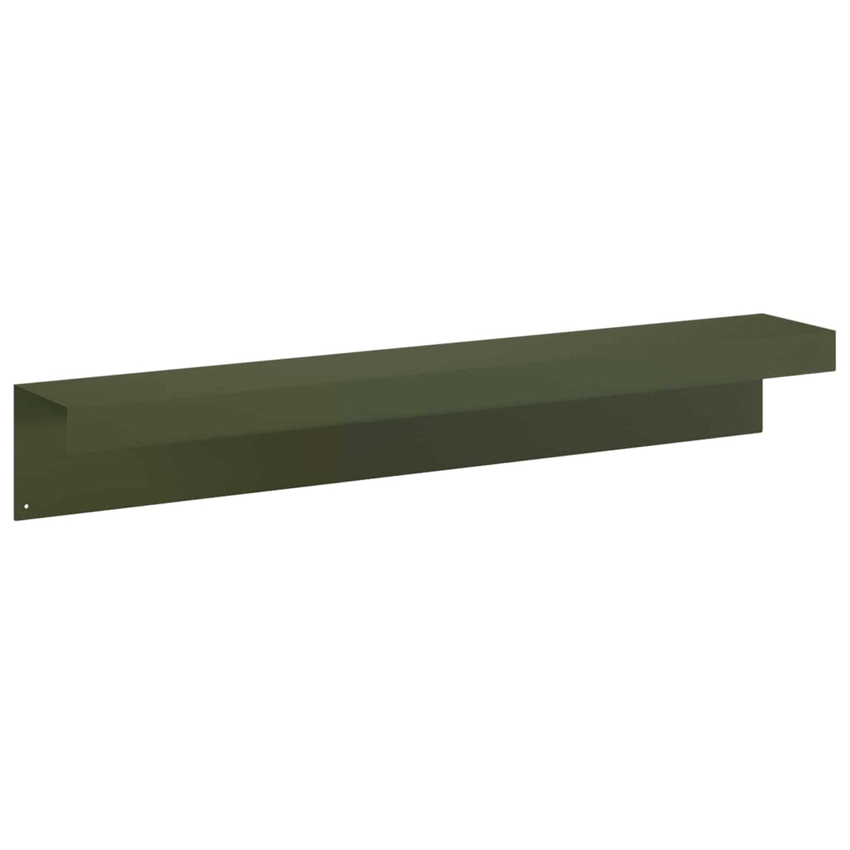Garden Cover Profile 2 pcs 100 x 15 x 15 cm Steel Olive Green
