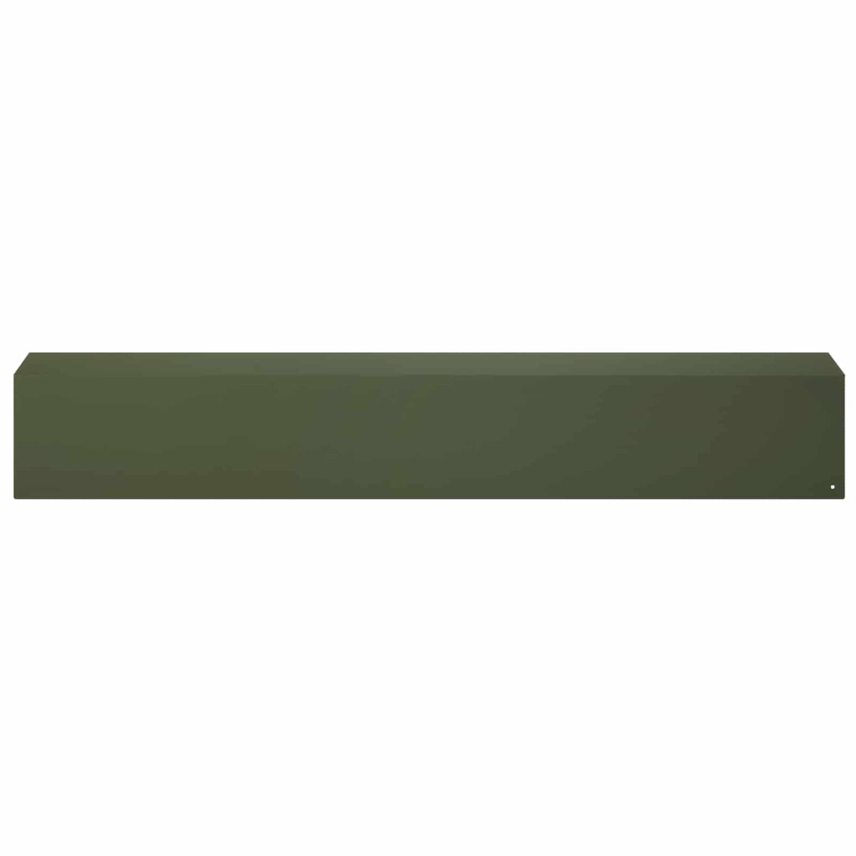 Garden Cover Profile 2 pcs 100 x 15 x 15 cm Steel Olive Green
