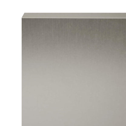 Garden Cover Profile 2 pcs 100 x 15 x 15 cm Stainless Steel