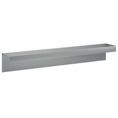 Garden Cover Profile 10 pcs 100 x 15 x 15 cm Galvanised Steel