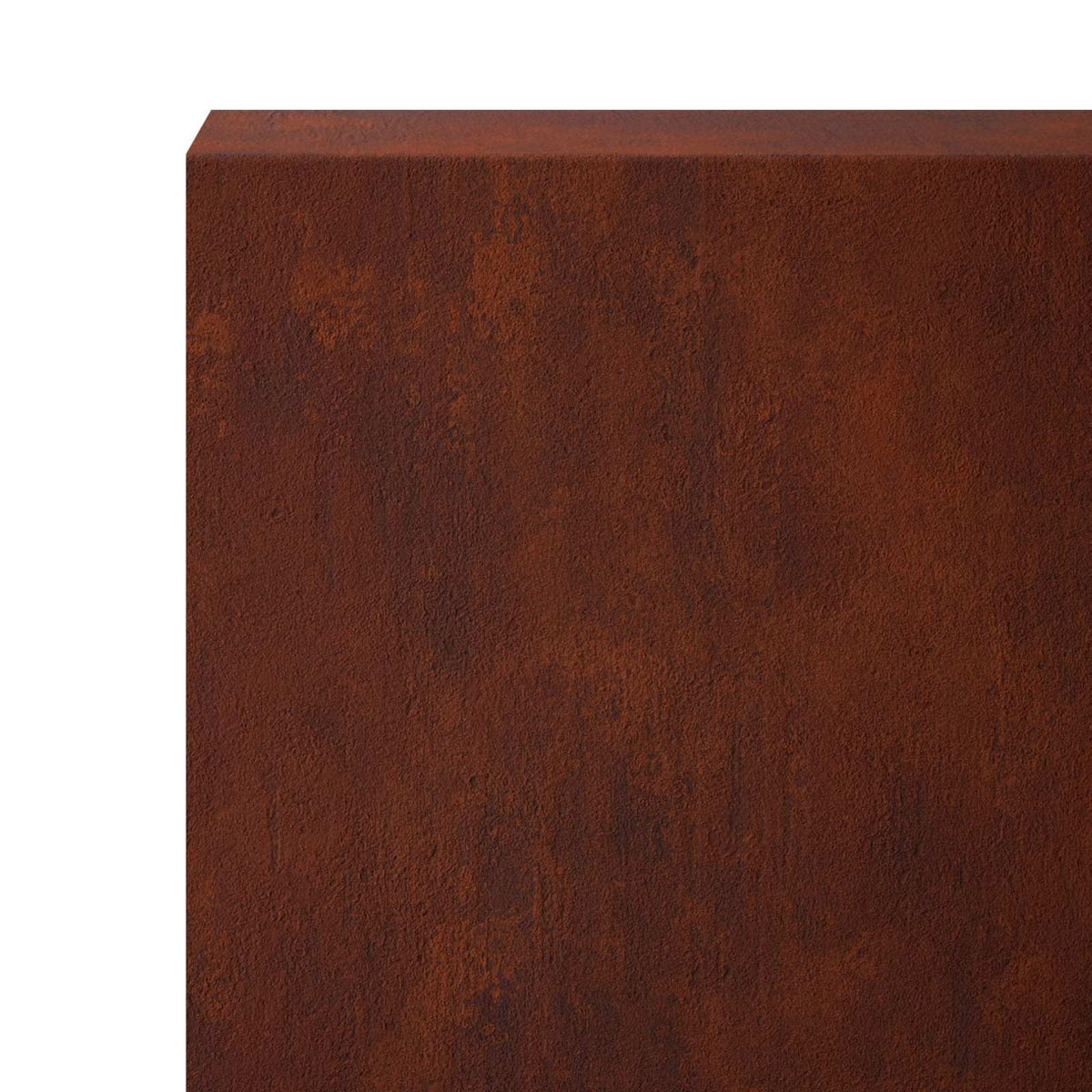 Garden Cover Profile 2 pcs 100 x 15 x 15 cm Weathering Steel