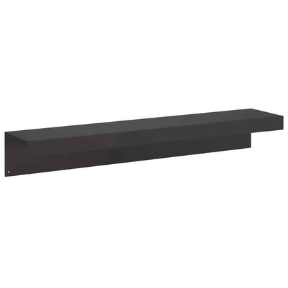 Garden Cover Profile 2 pcs 100 x 20 x 15 cm Steel Black