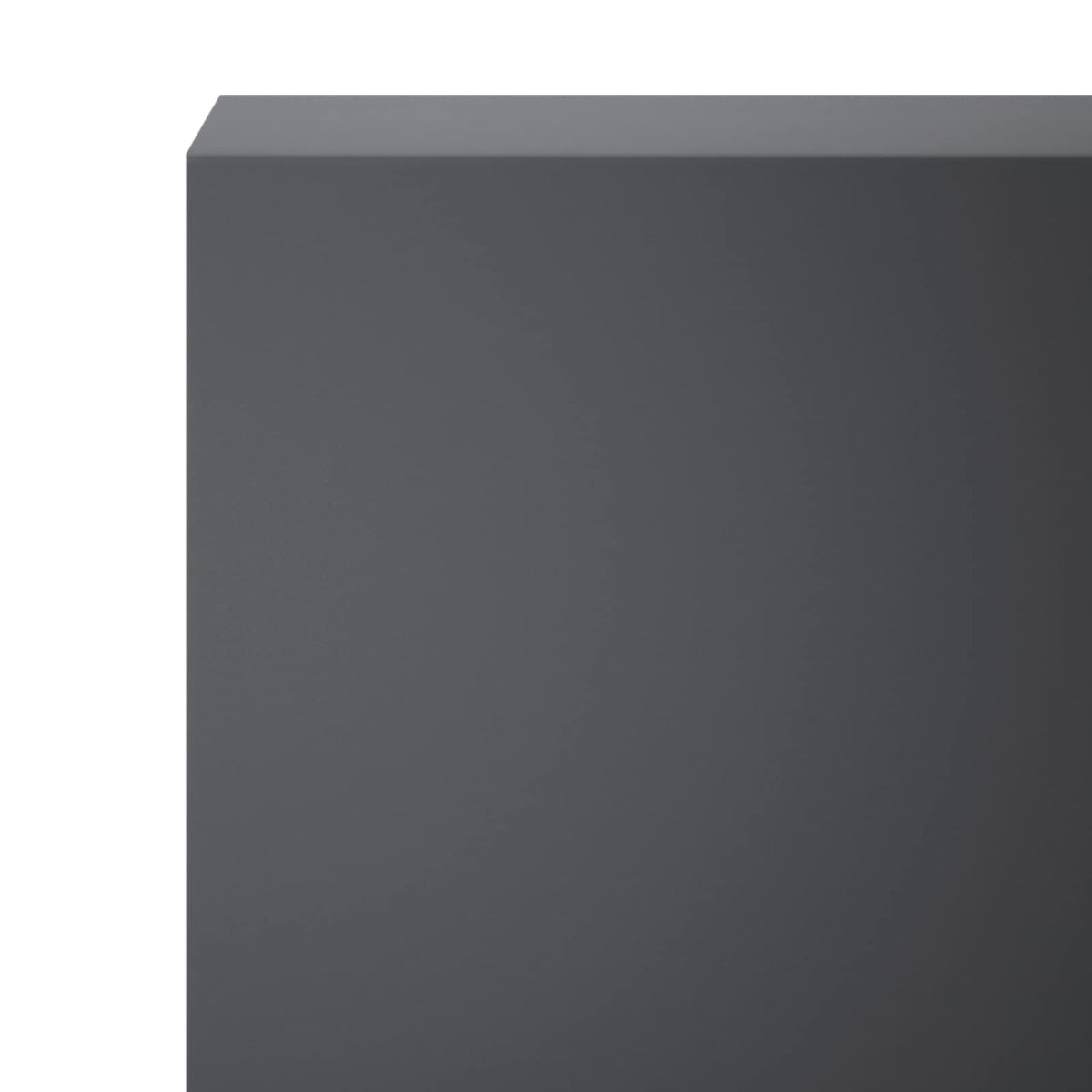Garden Cover Profile 2 pcs 100 x 20 x 15 cm Steel Anthracite