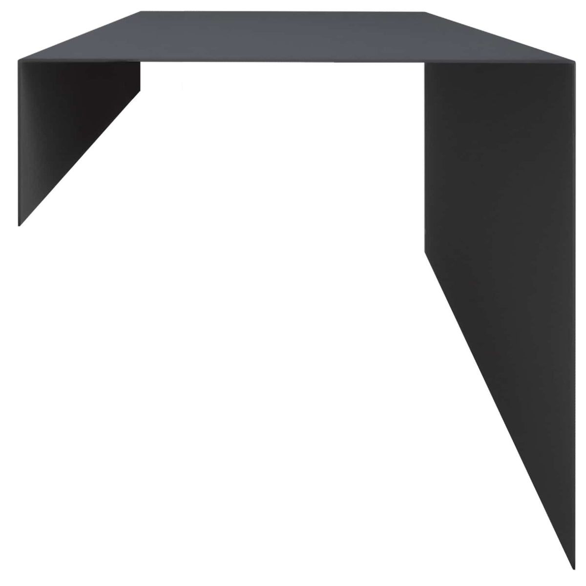 Garden Cover Profile 2 pcs 100 x 20 x 15 cm Steel Anthracite