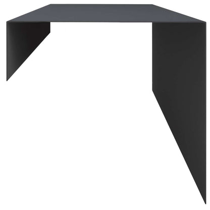 Garden Cover Profile 10 pcs 100 x 20 x 15 cm Steel Anthracite
