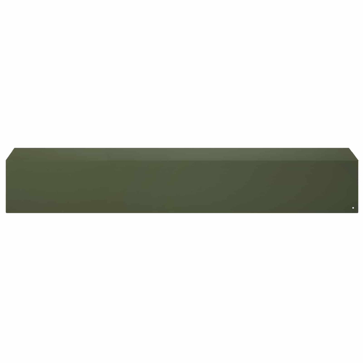Garden Cover Profile 2 pcs 100 x 20 x 15 cm Steel Olive Green