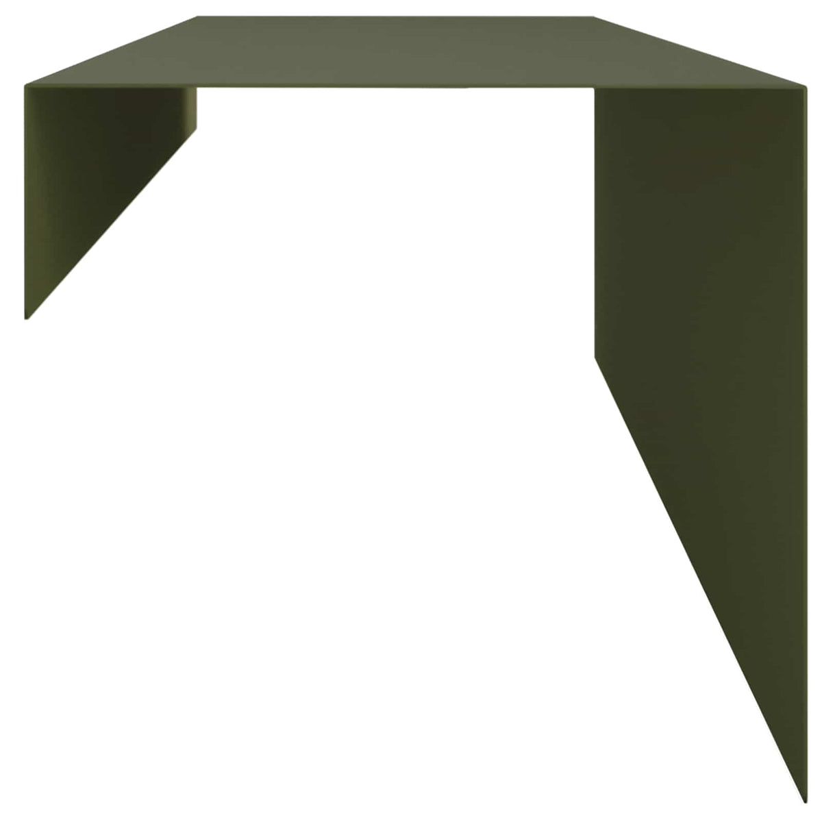 Garden Cover Profile 10 pcs 100 x 20 x 15 cm Steel Olive Green