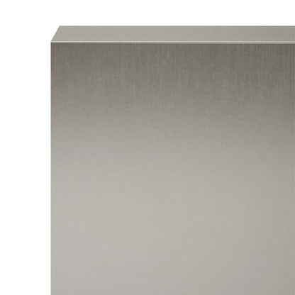 Garden Cover Profile 10 pcs 100 x 20 x 15 cm Stainless Steel