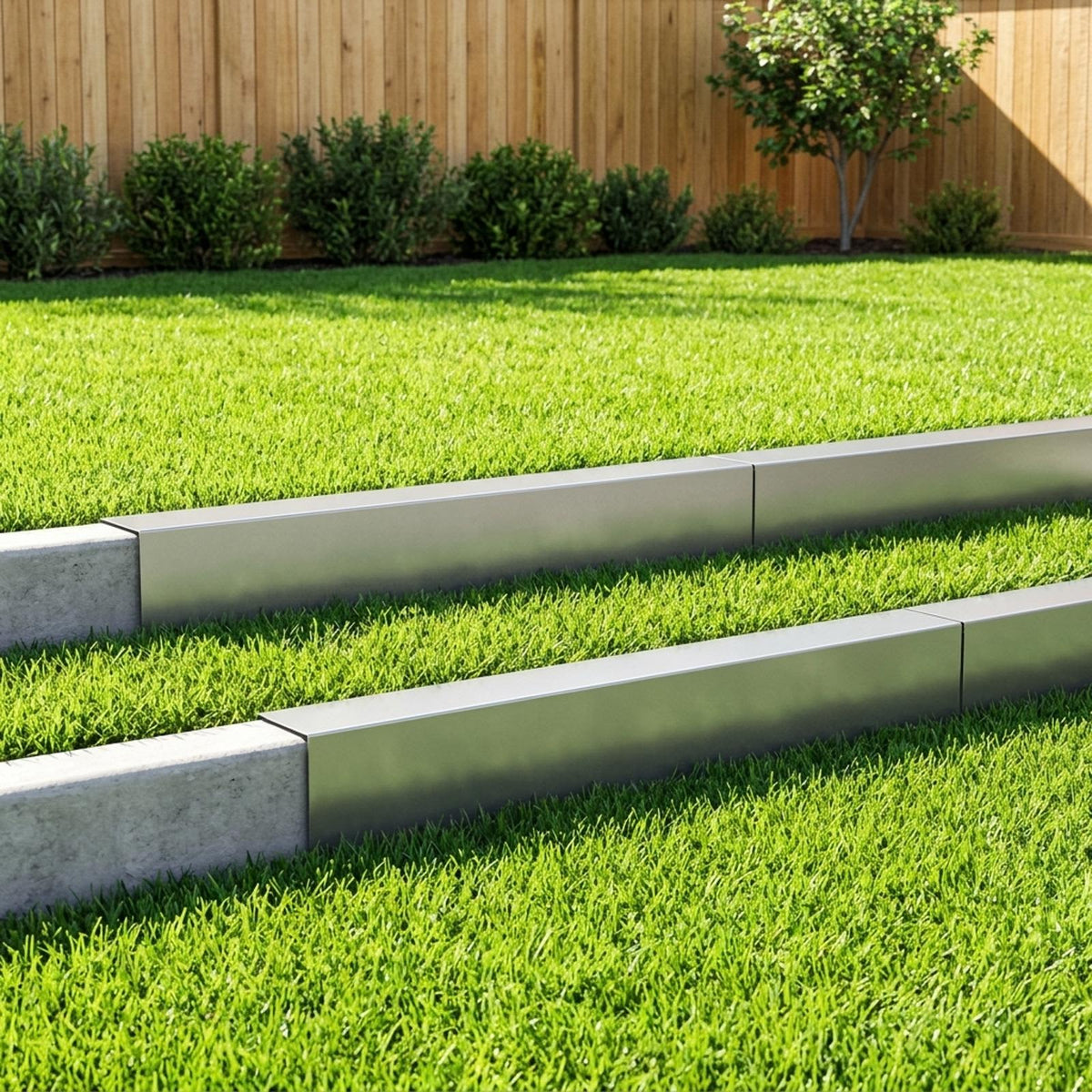 Garden Cover Profile 10 pcs 100 x 20 x 15 cm Galvanised Steel