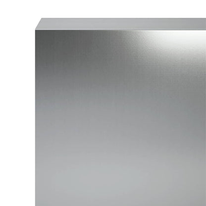 Garden Cover Profile 10 pcs 100 x 20 x 15 cm Galvanised Steel