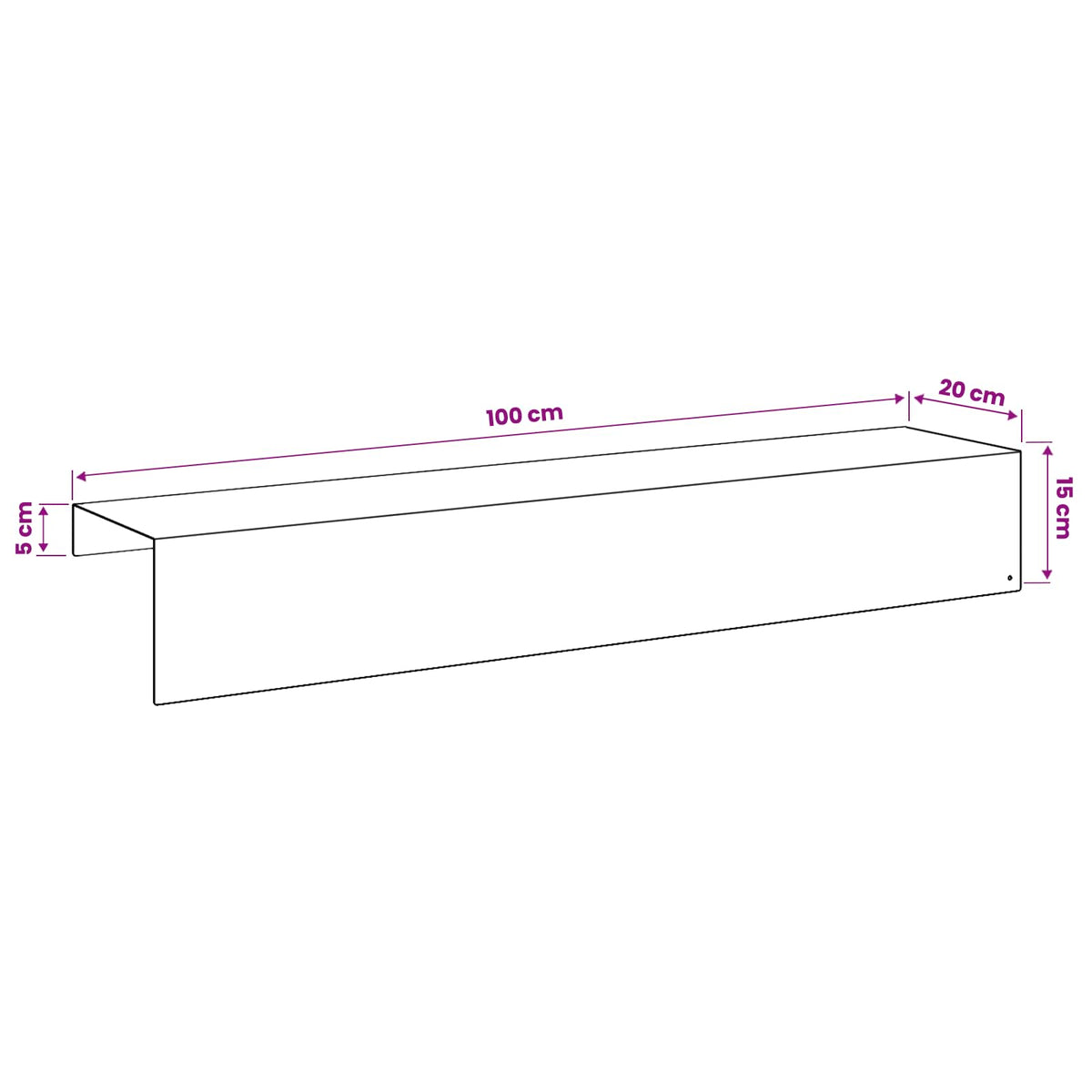 Garden Cover Profile 10 pcs 100 x 20 x 15 cm Galvanised Steel